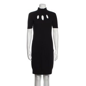 CYNTHIA ROWLEY 100% CASHMERE SOFT BODY-CON MINI DRESS SZ M